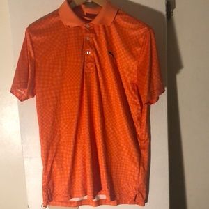 Bright Orange Puma tee shirt